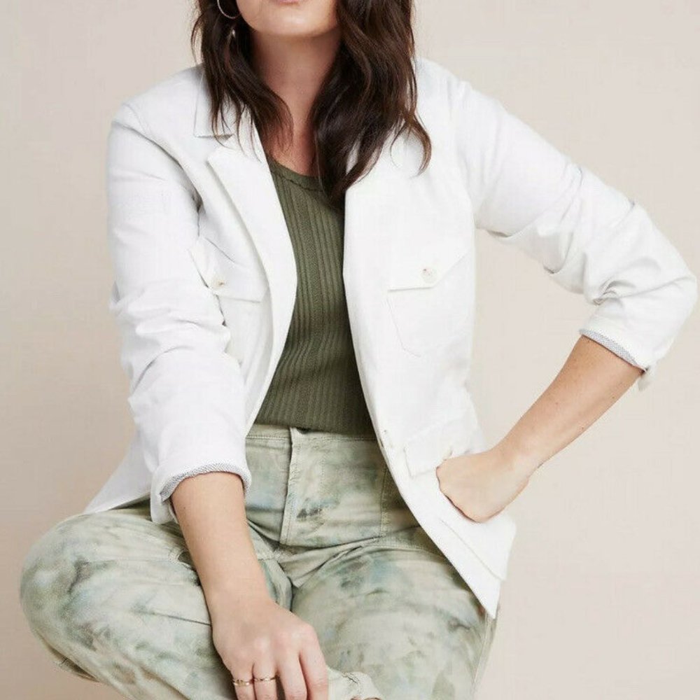 ANTHROPOLOGIE NWT Neve Utility Jacket Size 8 Lined